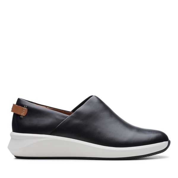 Clarks Womens Un Rio Rise Trainers Black | USA-1504938